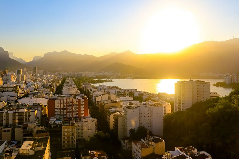 Mar, Lagoa, Vista Incrível em Ipanema