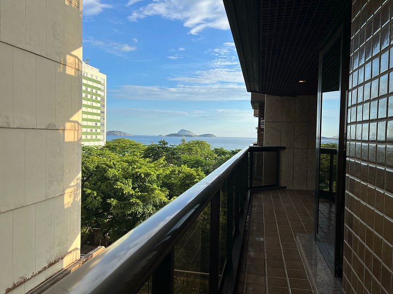 Flat Ipanema- vista mar, piscina