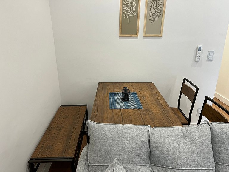 studio recém reformado 4 pessoas pertinho da praia