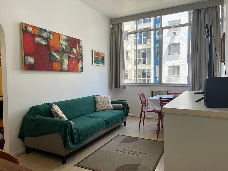 Coração de copacabana, 2 quarto em copacabana, 4 pax pertinh