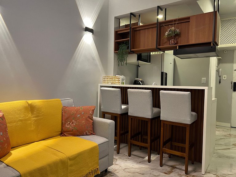 Studio recem reformado pertinho da Praia!