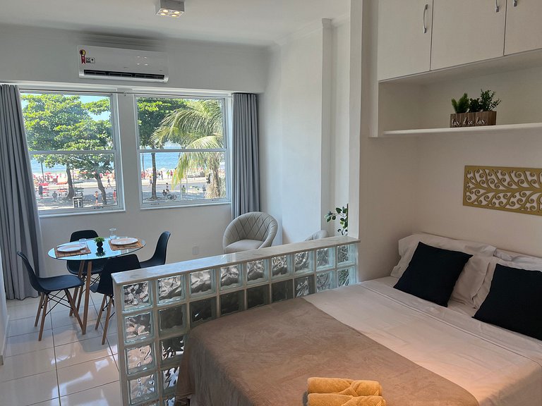 studio 4 pessoas Frente Mar!