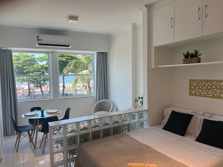 studio 4 pessoas Frente Mar!