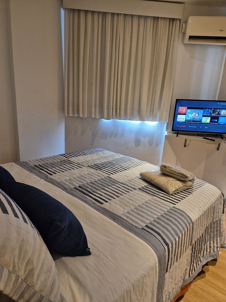 flat a 2 min da praia de copacabana e ipanema