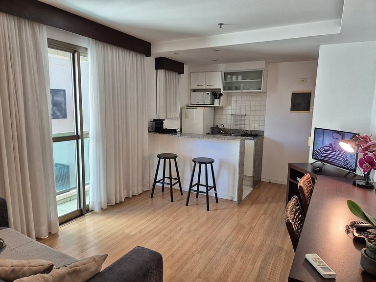 flat a 2 min da praia de copacabana e ipanema