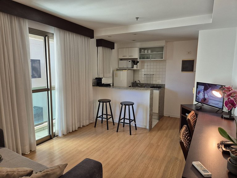 flat a 2 min da praia de copacabana e ipanema