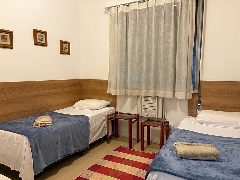 Coração de copacabana, 2 quarto em copacabana, 4 pax pertinh
