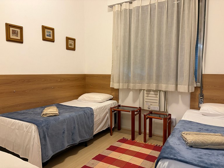 Coração de copacabana, 2 quarto em copacabana, 4 pax pertinh